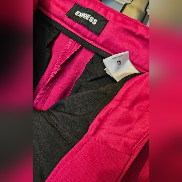 EXPRESS - 4S- RASPBERRY/PINK COLOR- PANTS - Picture 3 of 4